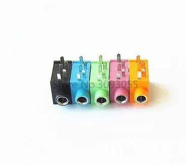 100PCS PJ215 PJ325 3.5 caliber headphone jack 3.5MM headphones on colored optional | Обустройство дома