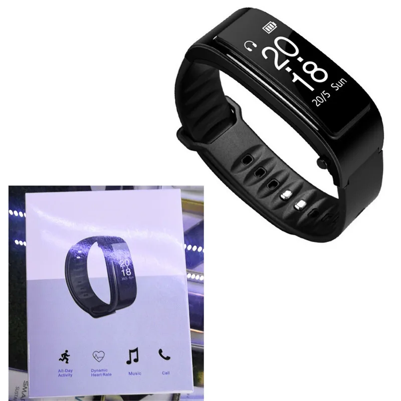 Black Y3 0,96 дюймовый oled-экран умный Браслет Bluetooth Смарт-часы спортивный Браслет фитнес-трекер кровяное давление Пульс 4D19 - Цвет: Black Y3