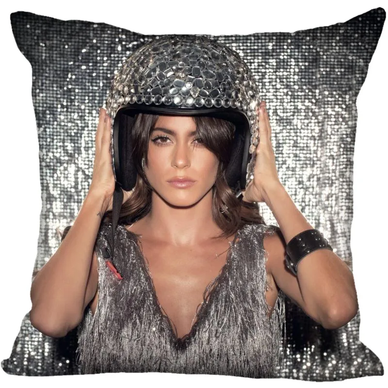 2018 новый пользовательский Tini Stoessel картина 45X45 см мягкие Наволочка Чехол для