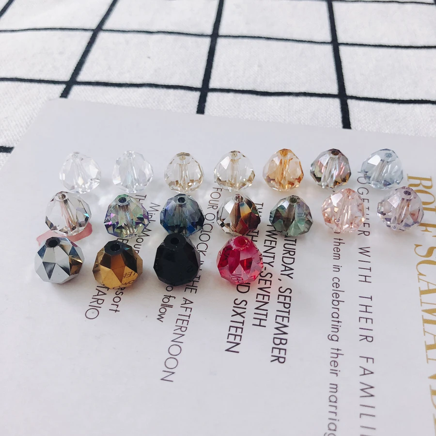 

4 pieces/LotGlass irregular round women's earrings jewelry accessories Stassel Jewellery Findings Bead capsearings Fashion