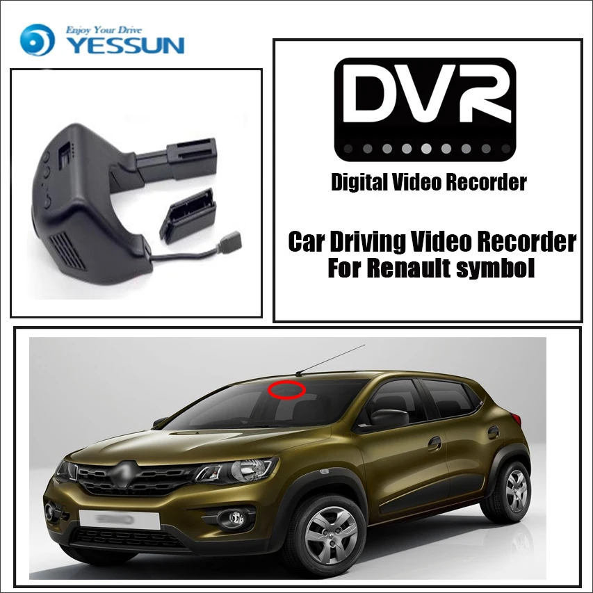 Видеорегистратор YESSUN для Renault с поддержкой Wi Fi FHD 1080P|dash cam|black boxfhd 1080p |