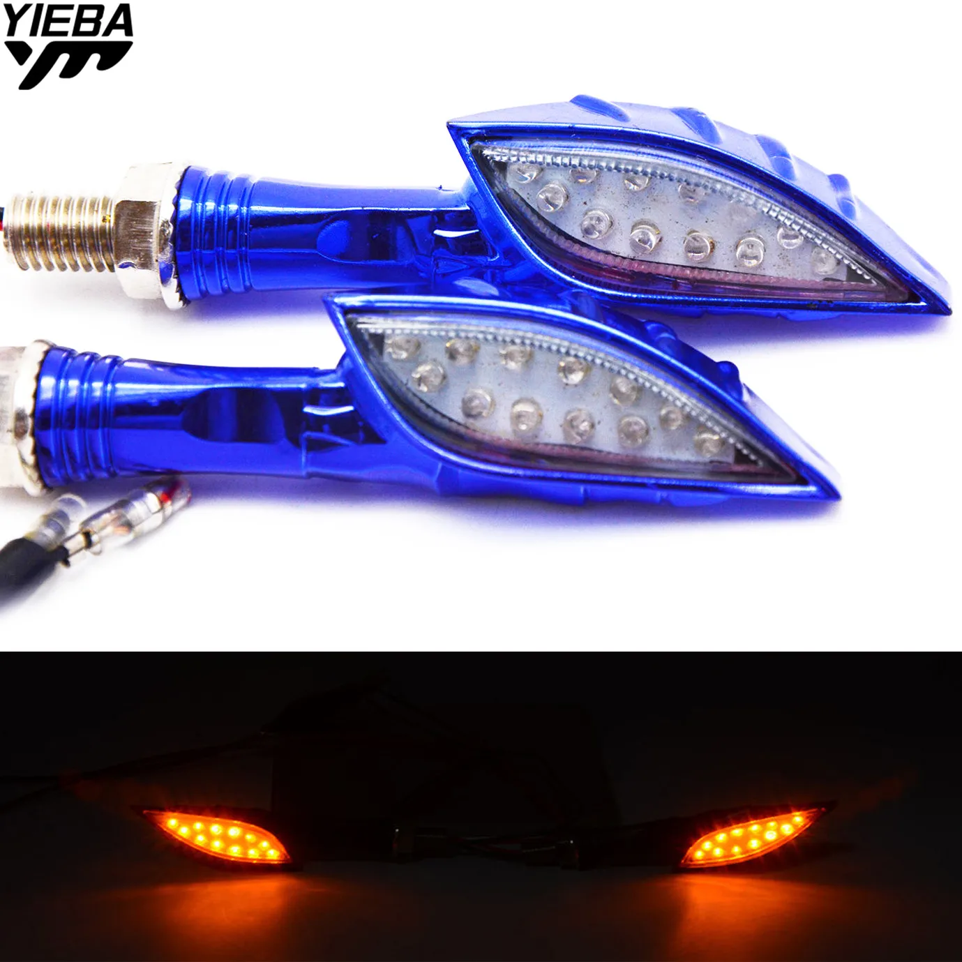 Универсальные мотоциклетные СВЕТОДИОДНЫЕ указатели поворота для HONDA Kawasaki BMW KTM