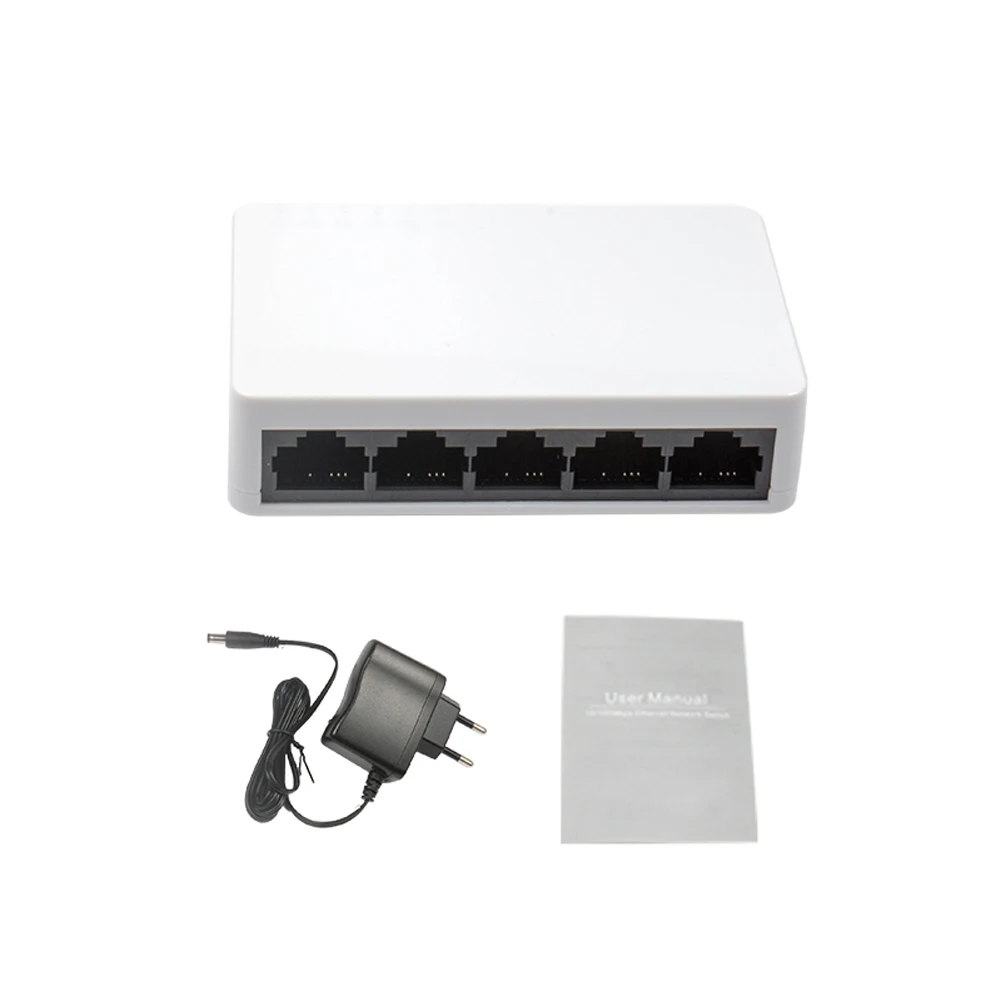 RJ45 5 портов сетевой коммутатор Fast Ethernet 10/100 Мбит/с LAN Коммутатор Концентратор с