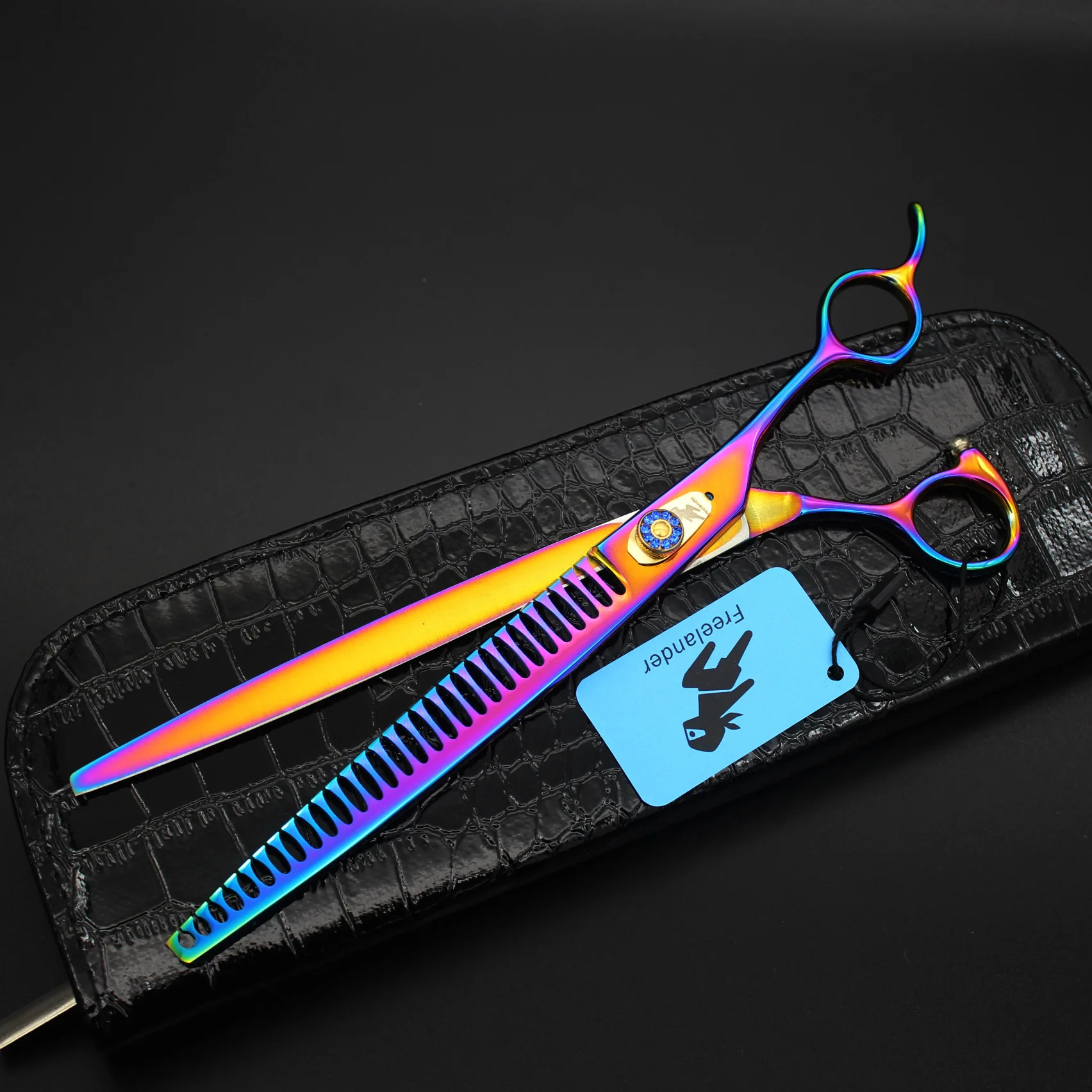 9 inch High-end JP440c 4 colors Professional Pet dog Grooming Scissors thinning shears Thinning rate about 35% High quality cat