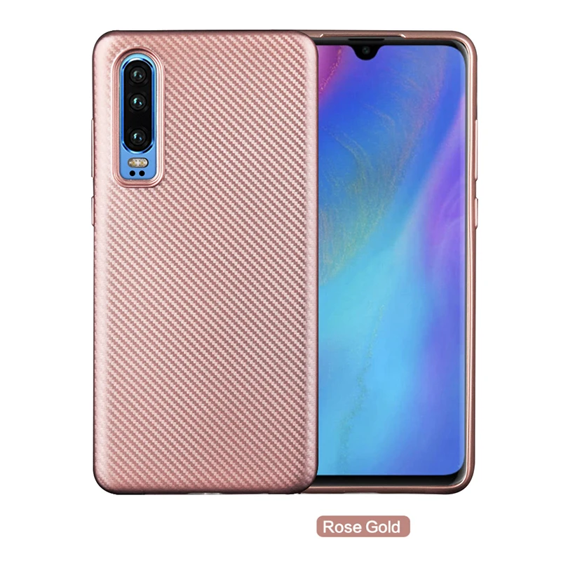 углеродные волокна узор силиконовый чехол на huawei P30 чехлы мягкий селиконовые