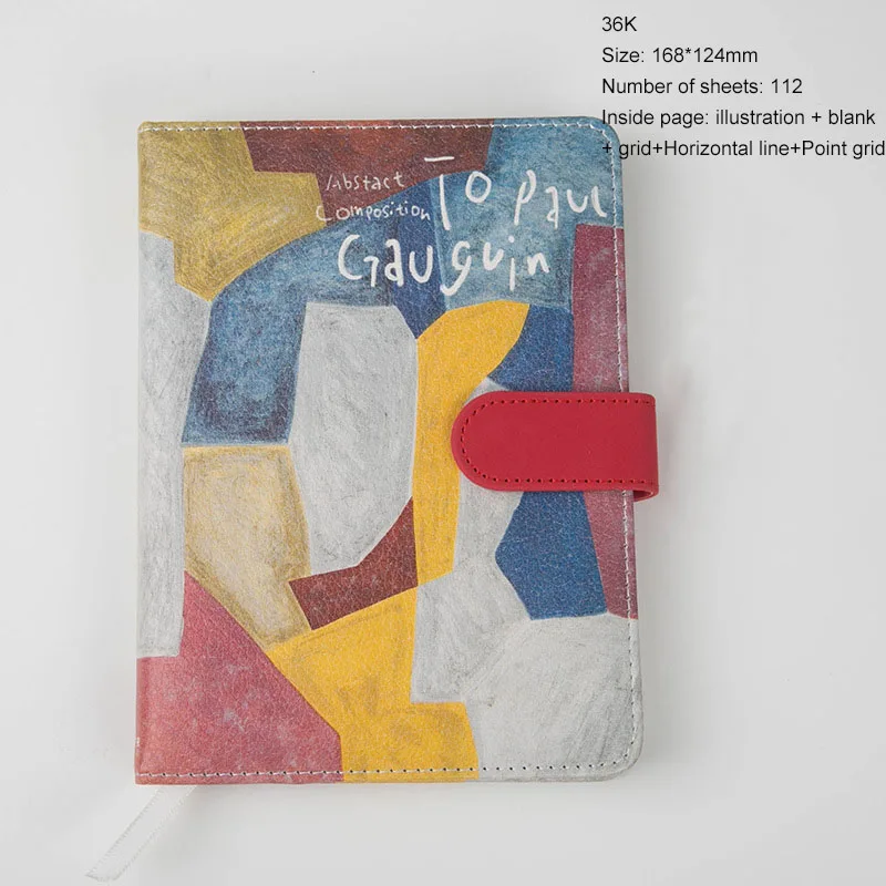 Ежедневный планировщик сетка точечные книги для школы пустой Блокнот Журнал заметка пуля журнал милые блокноты точечный журнал - Цвет: Красный