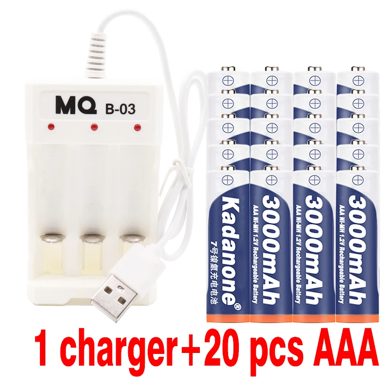 Батарея AAA 3000 mah 1 2 v Ni MH перезаряжаемая батарея для дистанционного управления