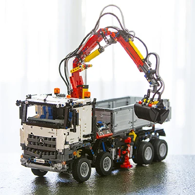 20005 Technic 20004 20005 20006 20007 20008 20009 20010 20013 20015 20021 20056 20076 конструкторных блоков, Детские кубики грузовых автомобилей игрушки подарки - Цвет: 20005