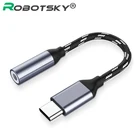 Новый кабель для наушников с разъемом типа c 3,5, USB C на 3,5 мм AUX, аудиоадаптер для наушников для Huawei mate 10 P20 pro Xiaomi Mi 6 8 6X Mix 2s