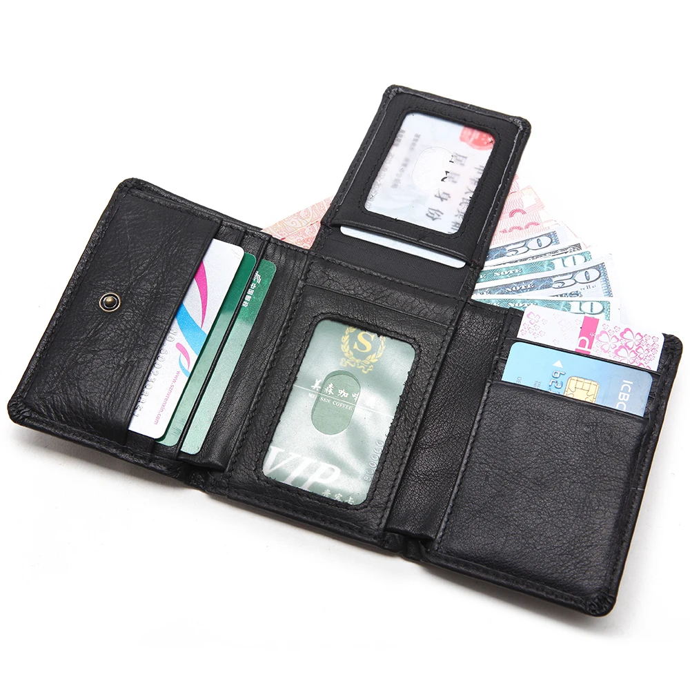 Artmi натуральная RFID Блокировка кожа мужские кошельки винтажные s складной