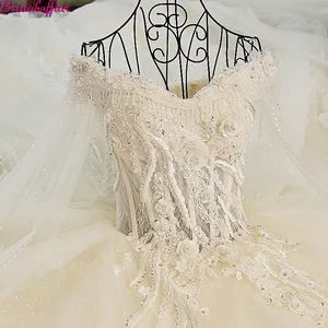 Реальные изображения люксового свадебного платья со стразами, кружевами, вышивкой стразами и шлейфом Vsetido De Novia 2019 года