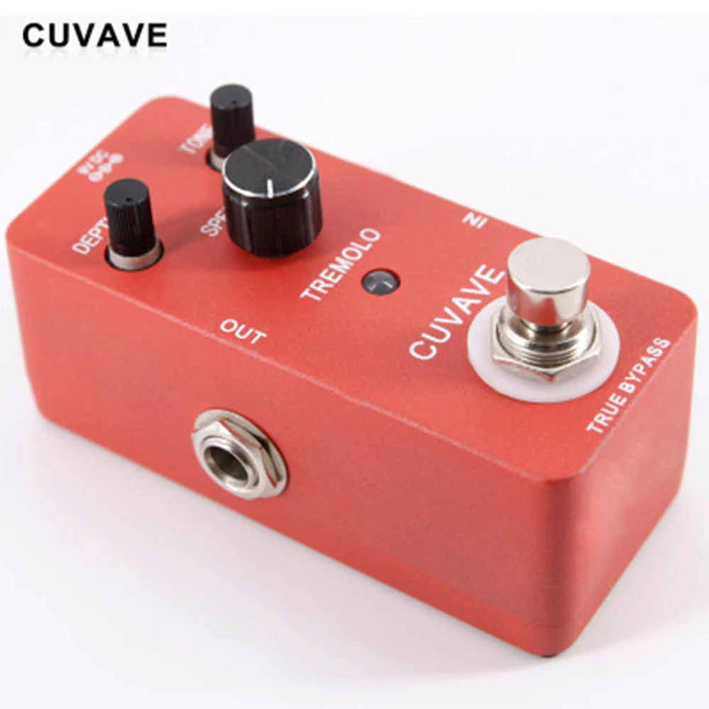 CUVAVE TREMOLO гитарный эффект педаль эффектов Stompbox для электрической гитары истинная