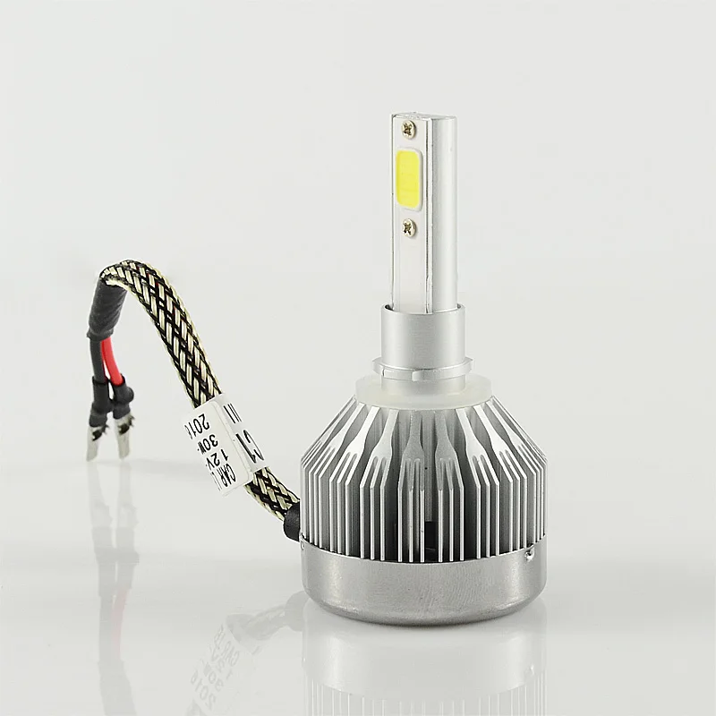 2017 Rushed New Led Car 2x 60w 880/881/h27 6000lm Super Power Headlight Single Beam Auto Headlamp Lights Cob Bulbs 6500 | Автомобили и