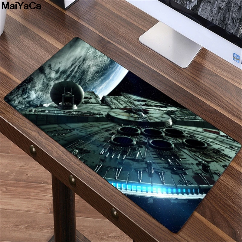MaiYaCa 80x40 см большой коврик для мыши самостоятельного изготовления космический