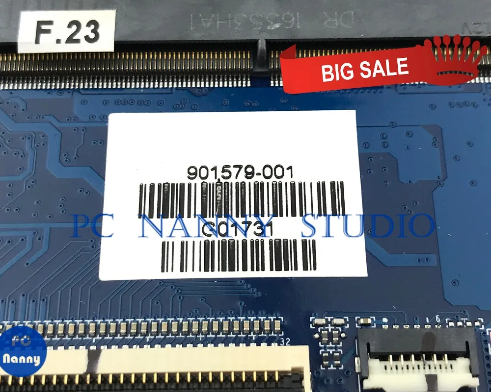Online PCNANNY FÜR HP Pavilion 15-AU Laptop Motherboard DAG34AMB6D0 901579-001 SR2ZW I3-7100U Getestet
