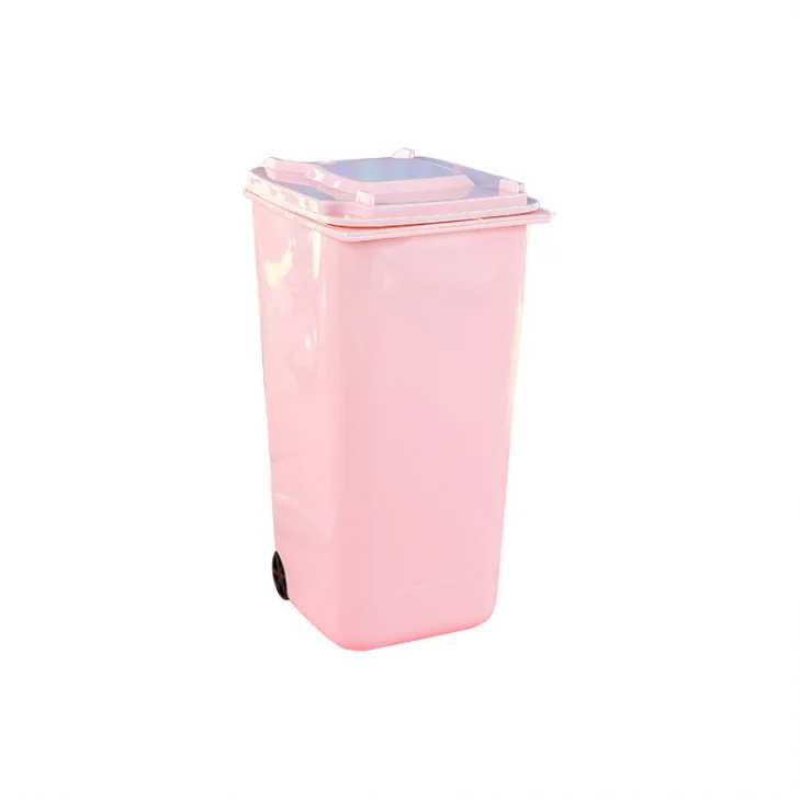 1 шт. мультяшная однотонная мини мусорная корзина держатели для ручек контейнер