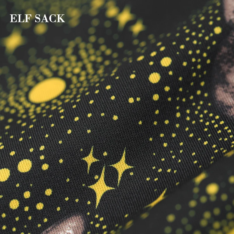 Женский офисный костюм ELFSACK стильный повседневный до колена с высоким воротом и