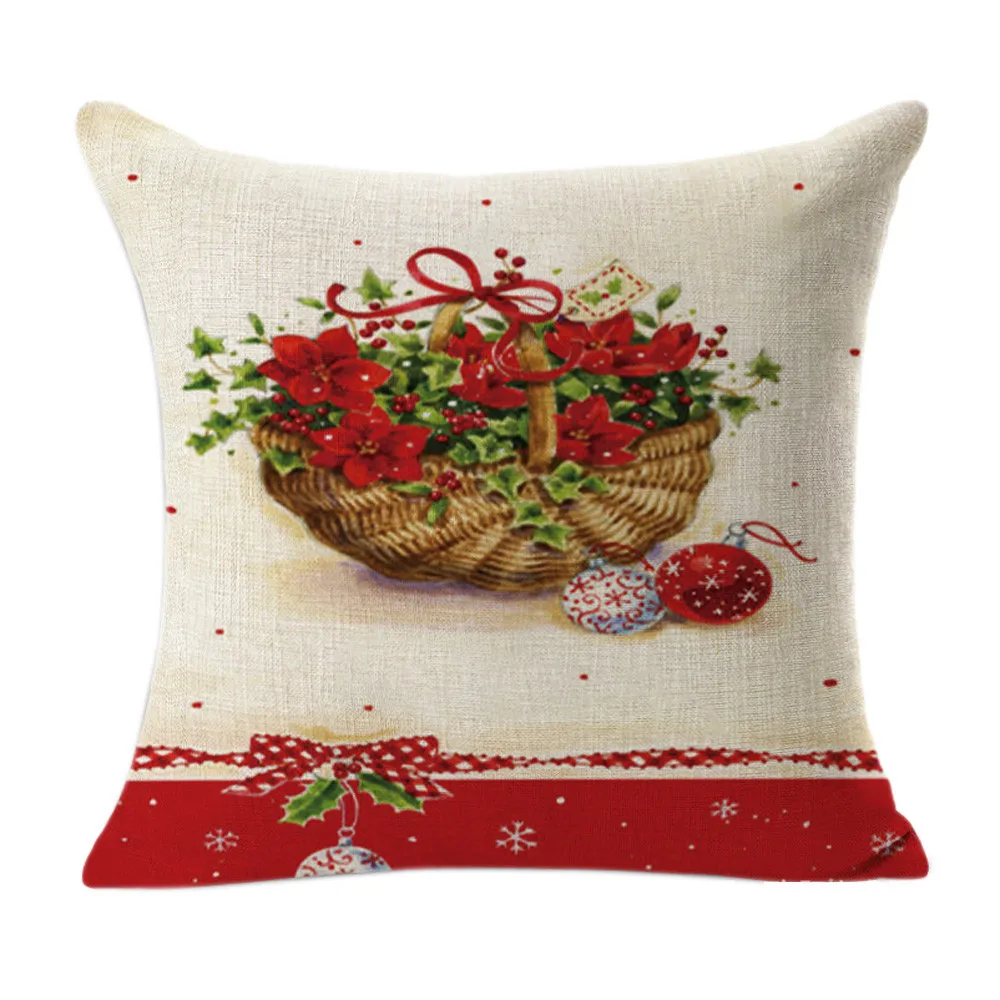 Наволочки Чехлы для подушек Новогодние товары Новые белье площадь Пледы Лен