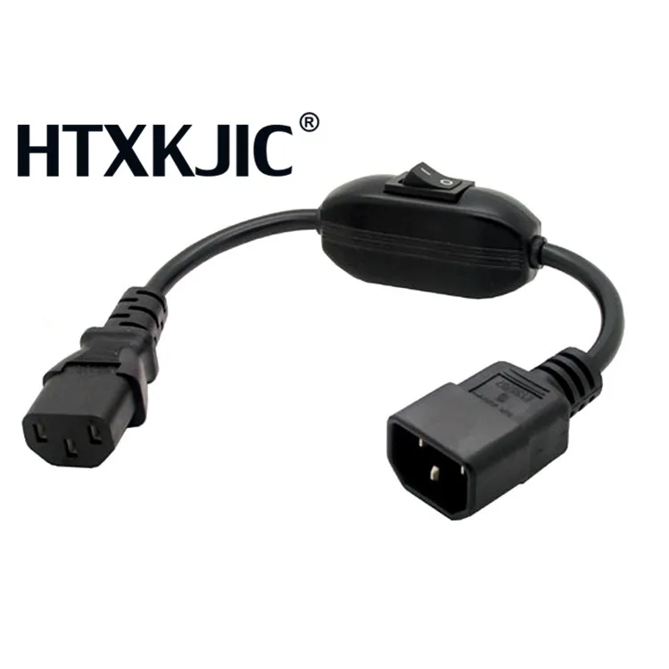 C14-C13 удлинитель питания IEC 320 C13 мама к C14 папа с 10 А выключателем | Компьютеры и офис