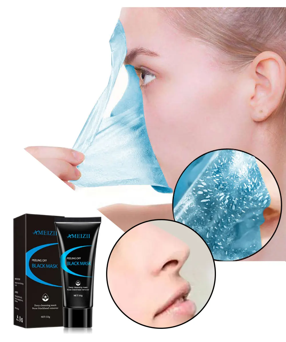 AMEIZII удаление черных точек маска усадочная поры улучшение огрубевшей кожи акне угри очиститель пилинг Синяя Маска глубокое очищение лица уход