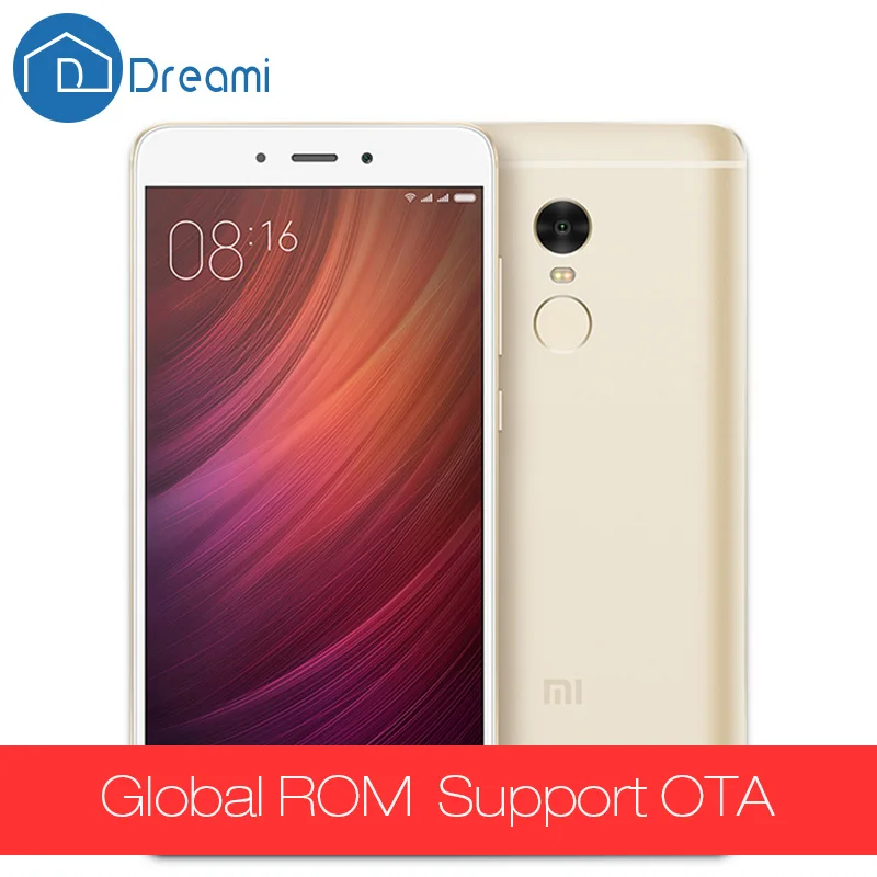 Оригинал Xiaomi Redmi Note 4 Pro Простые MTK Helio X20 дека Core 3 ГБ RAM 64 ROM 13MP Камера Отпечатков