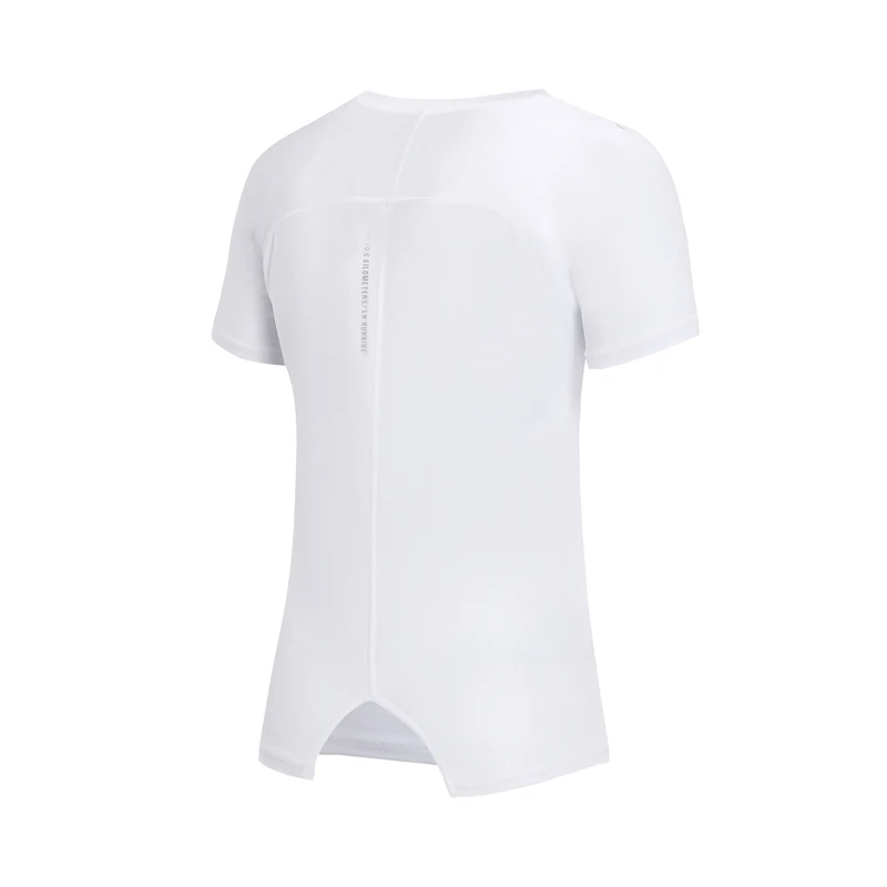 Li-ning Women's Running T-Shirts AT DRY 100% Polyester Breathable LiNing Slim Fit Comfort Sports Tee Tops ATSN044 CAMJ18 | Спорт и