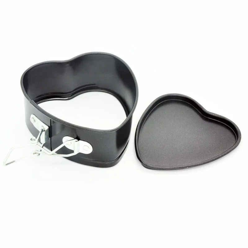 4 дюйма антипригарная пружинная форма чизкейк Сковорода в форме сердца для торта