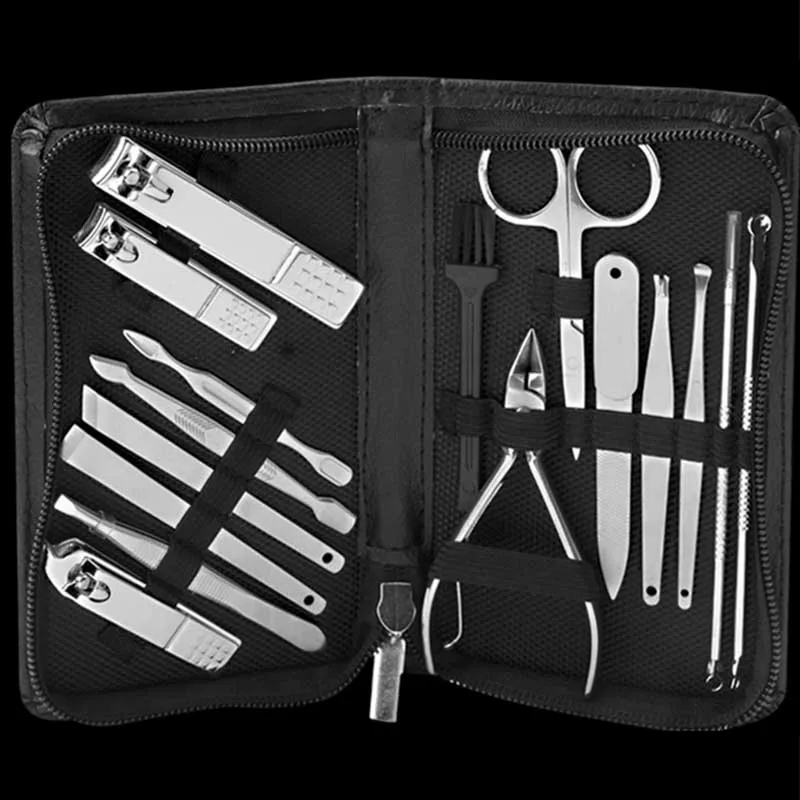 16 шт. набор для маникюра и педикюра из нержавеющей стали|nail care tools|manicure setmanicure set