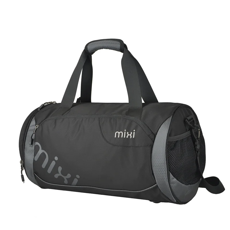 Dark gray 16inch Mixi спортивная сумка Повседневная Дорожная сумка на плечо Водонепроницаемая 16 18 20 дюймов багажная сумка M5210 - Цвет: Dark gray 16inch