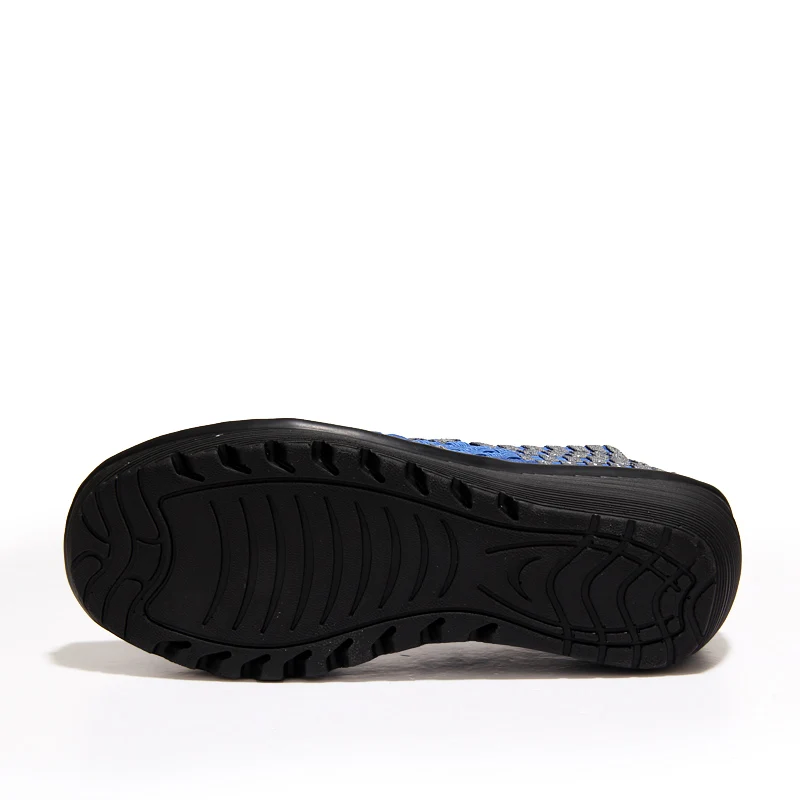 Женские прогулочные туфли дышащие амортизирующие уличные женская вязаная обувь