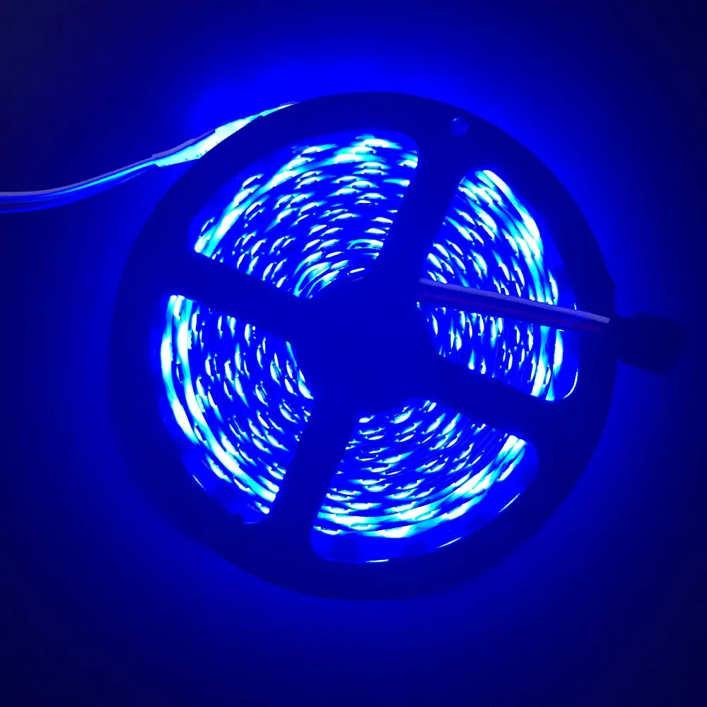 RGB Светодиодная лента 5 м 300 светодиодов SMD5050 ленты гибкая Диодная с мини 3key