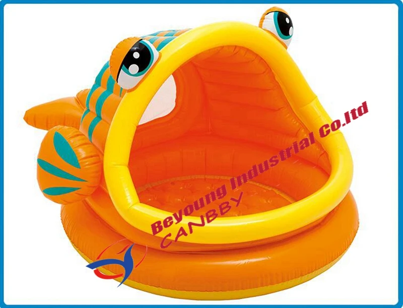 Intex Lazy Fish Shade детский бассейн надувной детский бассейн с навесом