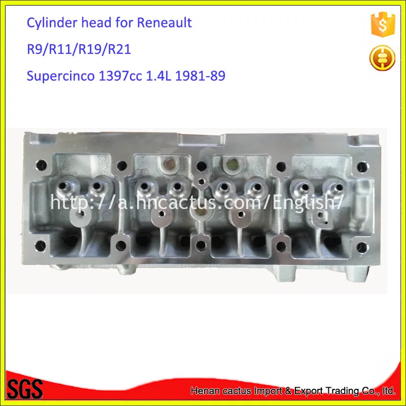 R11 R19 R21 R9 головка цилиндра для Renault C1J C2J Supercinco 1397cc 1.4L 1981 89|cylinder head|renault cylinder headrenault r19 |
