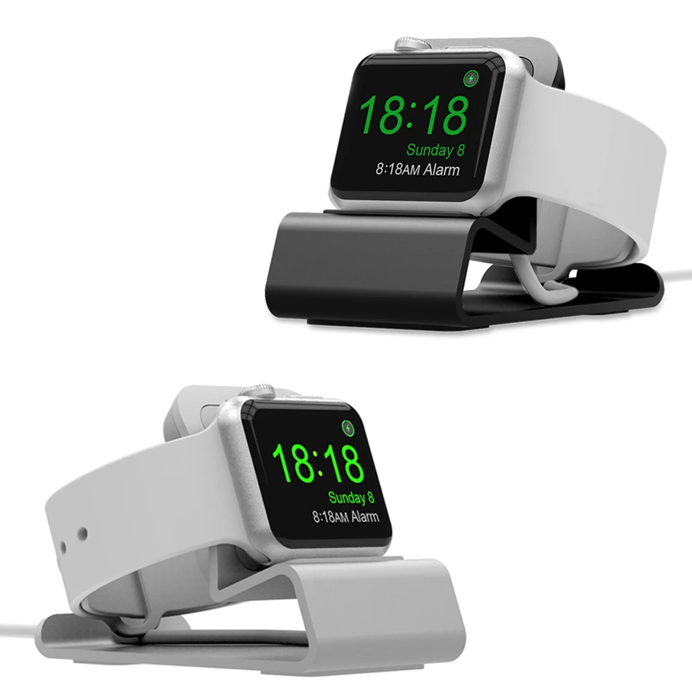 Алюминиевая Подставка для Apple watch зарядная док станция держатель Watch 5/4/3/2/1 38 мм/42