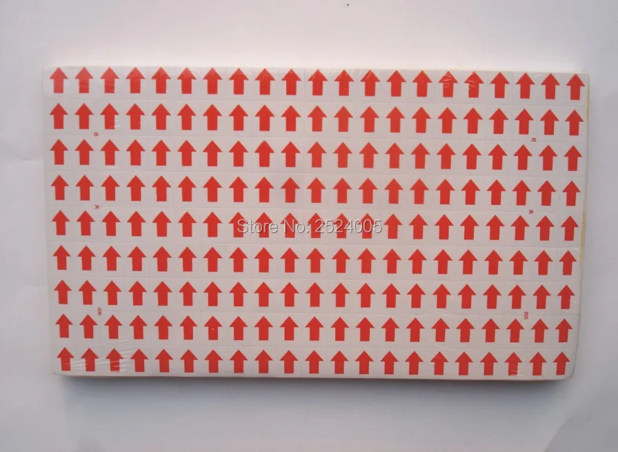 

free shipping wholesales red arrow paper stickers12x9mm,13230pcs a lot/shipping labels/DIY packing labels/custom stickers/tag