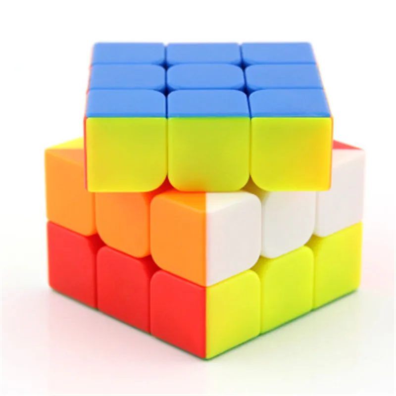 1 шт New Ен июня YJ RuiLong 3x3x3 разноцветный волшебный куб Stickerless головоломка на скорость