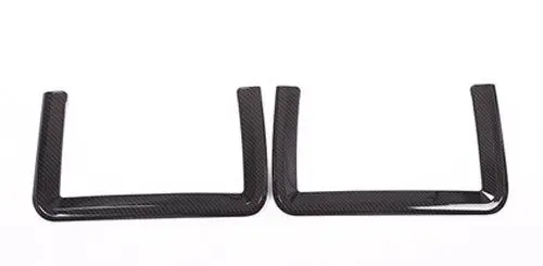 2 Pcs Carbon Fiber Style Rear Row Net Frame Trim For Landrover Range Rover Sport Evoque 2012-2017 Car Accessories | Автомобили и