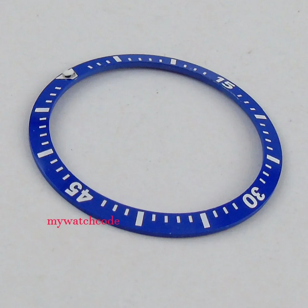 Высокое качество 41 мм резьба черный/синий керамический ободок вставки сделаны от