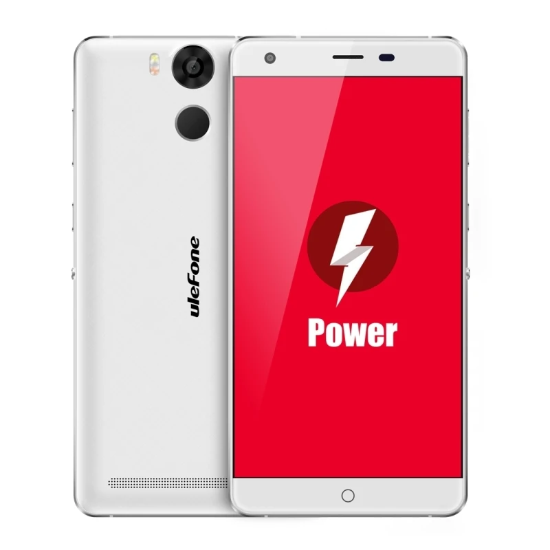 Ulefone Мощность 4 г 6050 мАч OTG отпечатков пальцев 5.5 &quotFHD Смартфон Android 6.0 Octa core MT6753