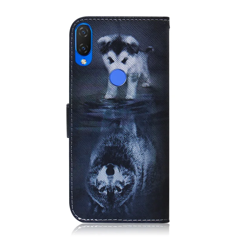 2019 флип чехол бумажник для huawei Honor 10 Lite P Smart Plus кожаный сумка мобильного