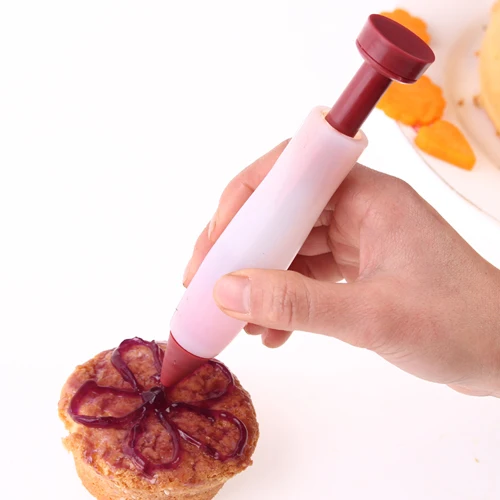 Пищевая силиконовая ручка инструменты для украшения шоколадом форма торта