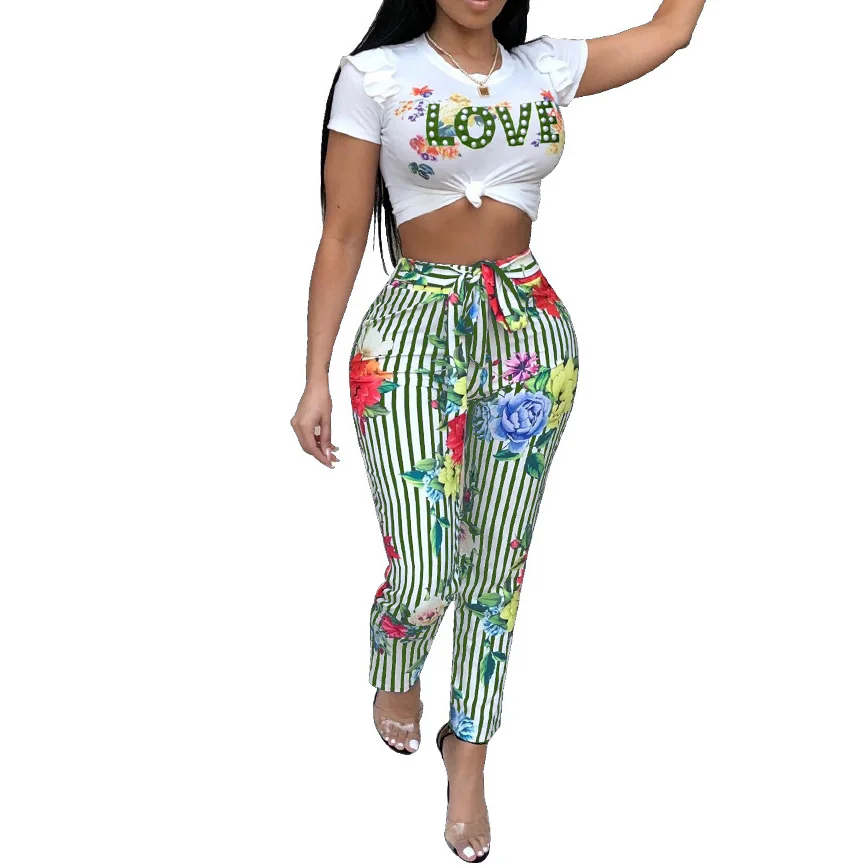 Новинка лета 2018 Женский комплект из двух предметов модный элегантный кружевной 2