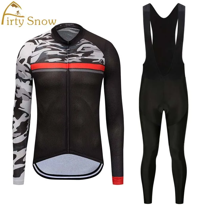 jersey and pants Мужская велосипедная Джерси, зимний теплый флисовый комплект, костюм для триатлона, велосипедная одежда, одежда для горного велосипеда, одежда, спортивная одежда, Майо - Цвет: jersey and pants