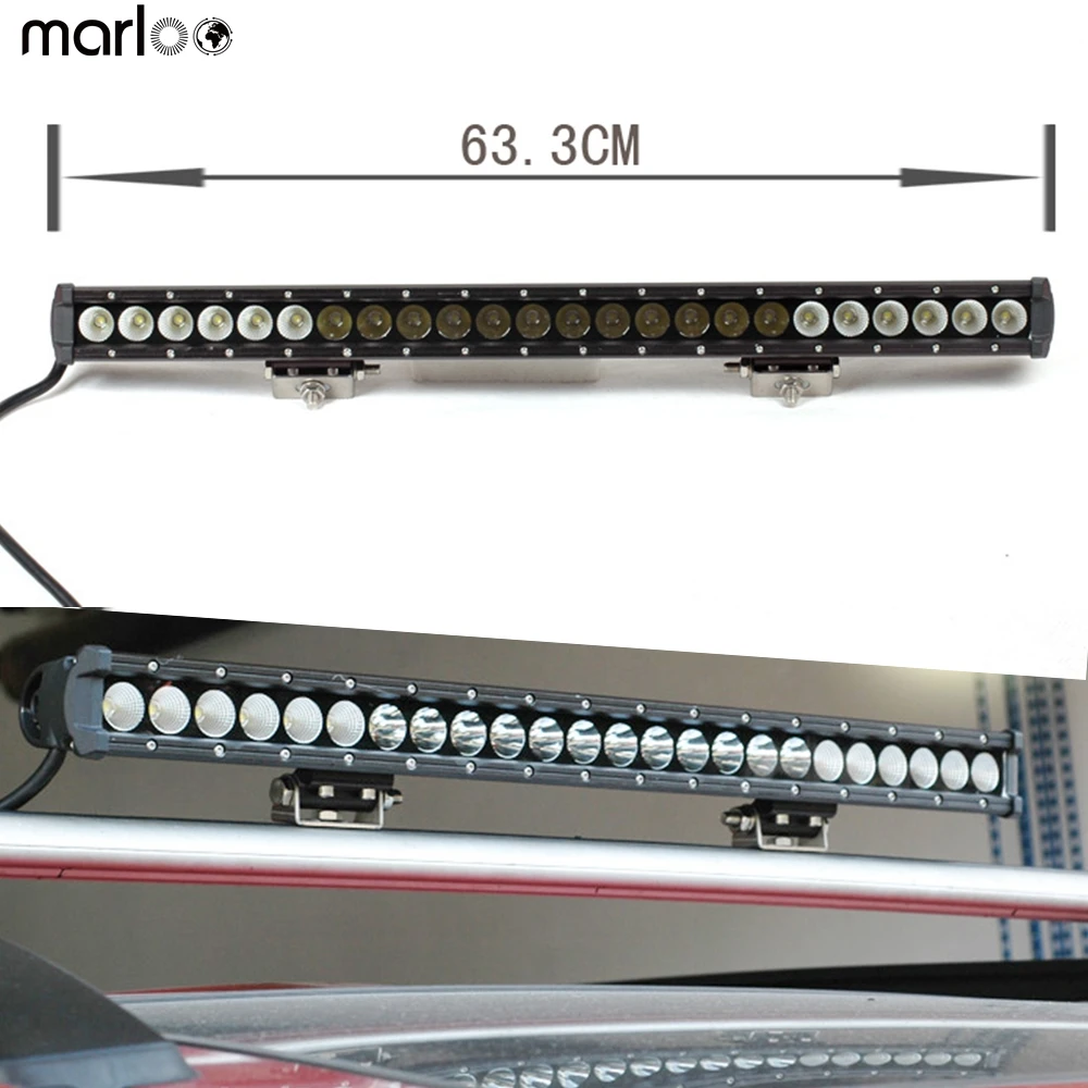 Автомобиль 12V 24V Led 25Inch 120W Однорядный свет бар пятно наводнение комбинированный