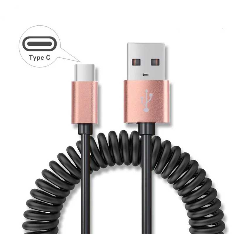 Весенний USB кабель типа C для Huawei Mate 20 RS Porsche Design/Nova 2 Plus/Maimang 7 5/P10 Selfie/Note 8