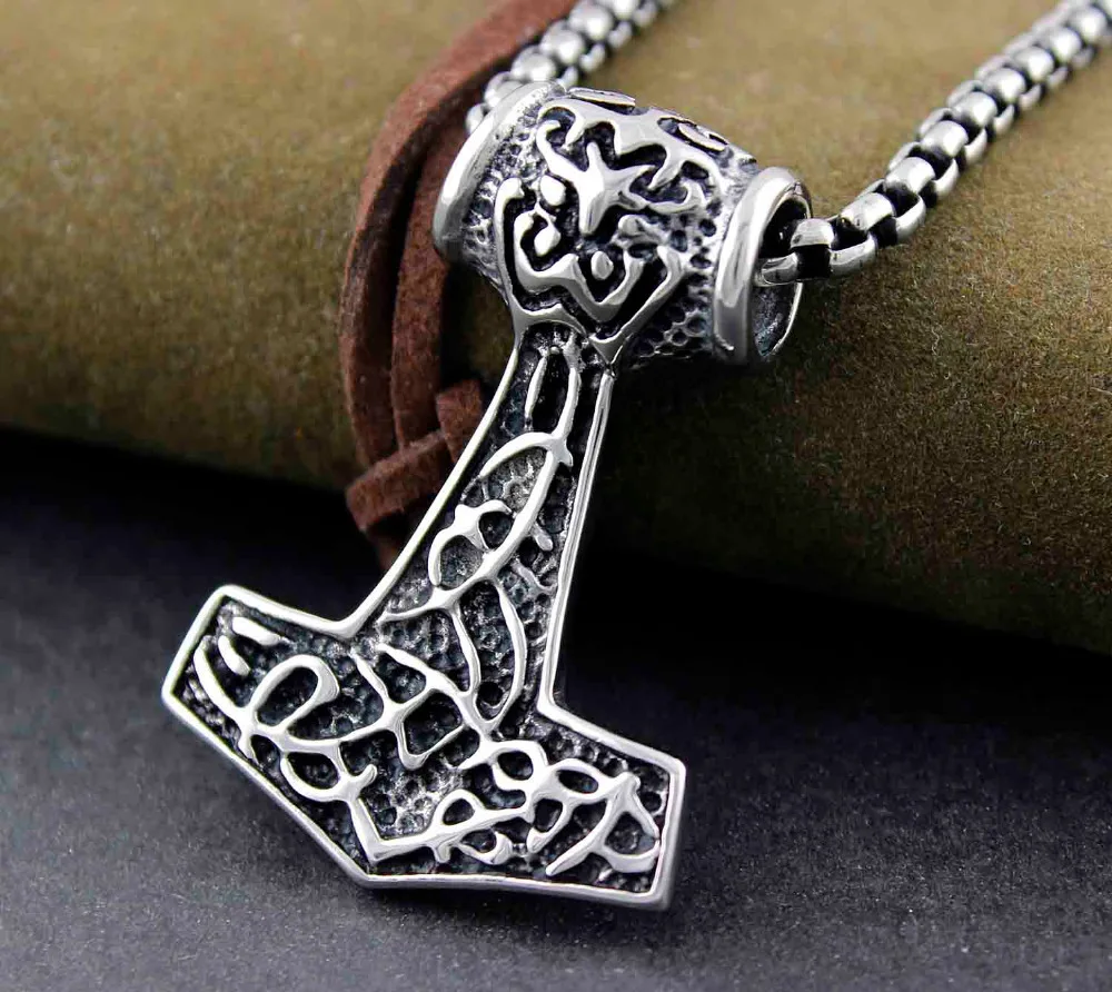 Подвеска THORS Молот Мьёльнир норвежский викинг GOD мифологическая подвеска N12|norse