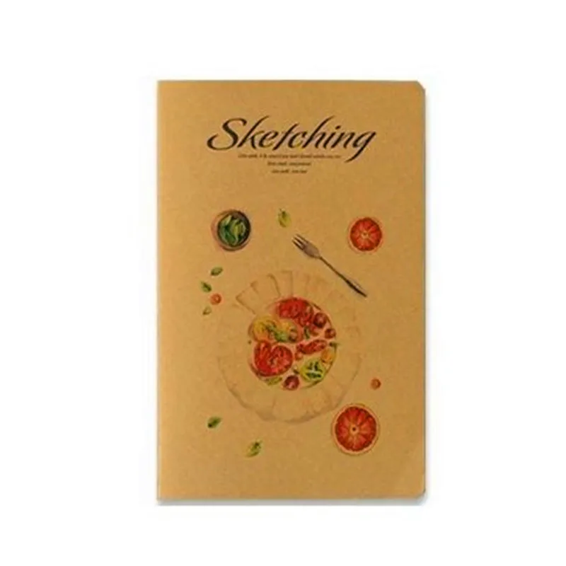 Оригинальный ретро блокнот MIRUI из крафт бумаги A6 автомобильная линия овощи и