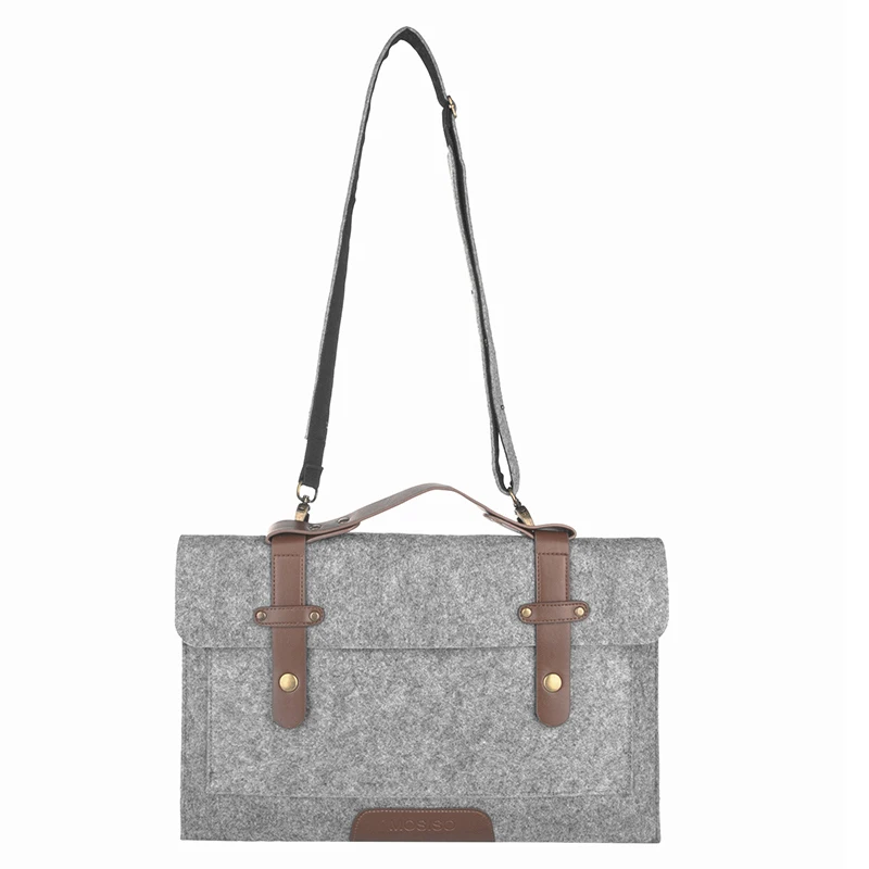 MOSISO 13 15 inch Felt Laptop Shoulder Bag for Macbook Pro Air 13.3 14 15.6 Asus/Dell Notebook Sleeve Briefcase Cover | Компьютеры и