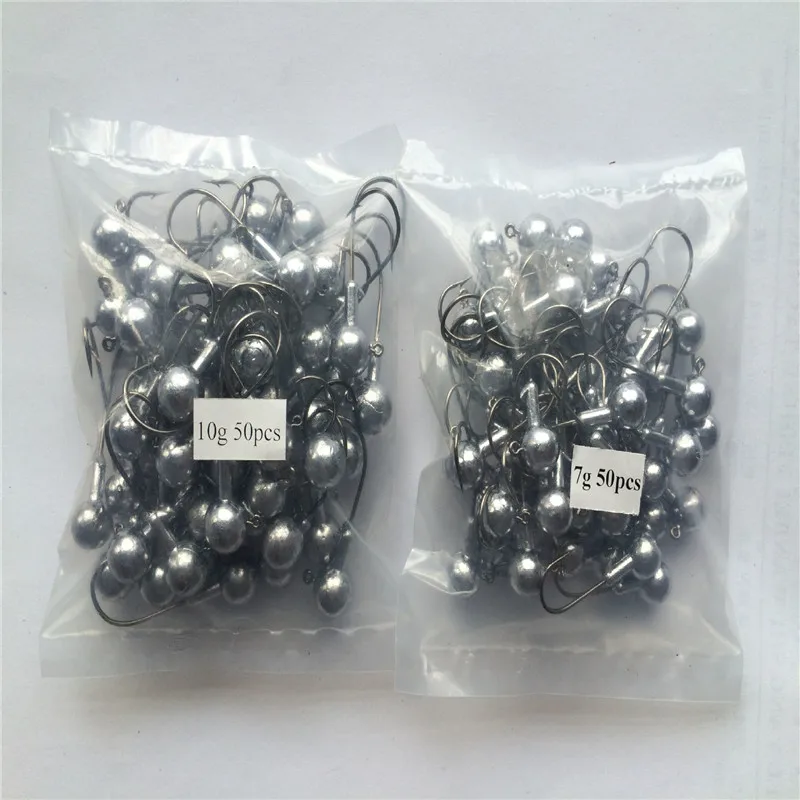 10 шт./лот Высококачественный г крючок с свинцовой головкой крючки для приманки
