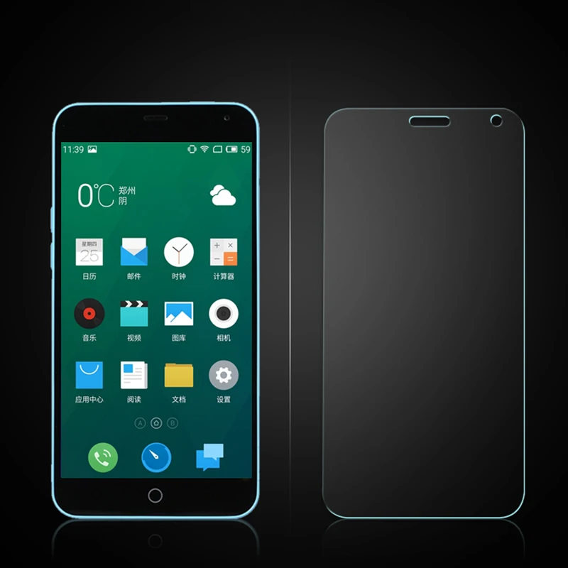 Закаленное стекло 2.5D 9h для Meizu M1 M2 Mini Примечание MX5 MX4 MX3 Pro Стекло мета л L2 2 Экран
